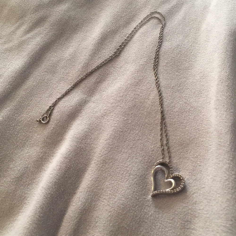Kay’s jewelry diamond heart necklace